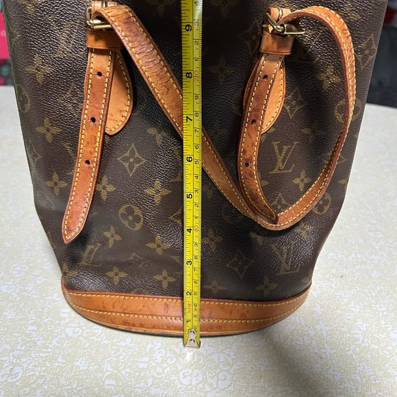 Vintage * AUTHENTIC* Louis Vuitton Brown Monogram Bucket Bag - Picture 3 of 12